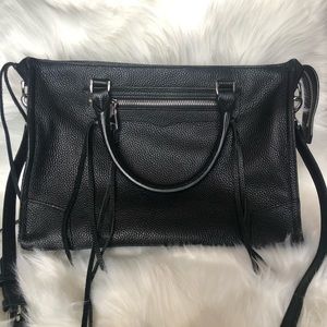 Rebecca Minkoff Regan Pebbled leather Satchel